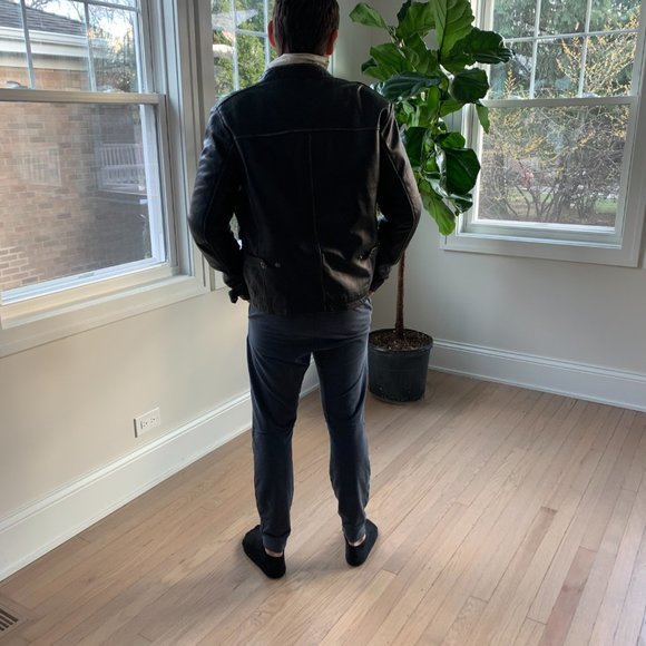 Leather Bomber Jacket - Picture 2 of 6